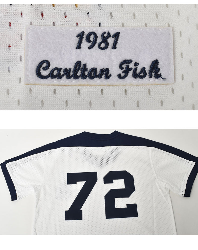 オーセンティック カールトン・フィスク シカゴ・ホワイトソックス 1981 プルオーバージャージ ABPJ3013-CWS81CFIWHIT ゲームシャツ 1カラー