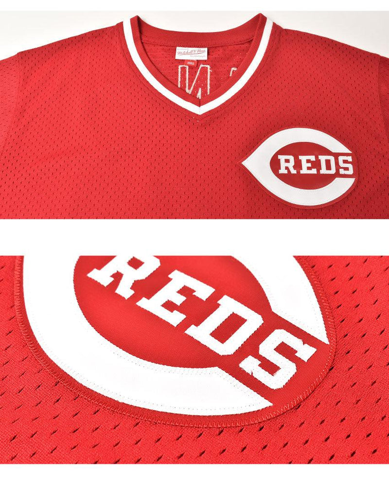 MLB AUTHENTIC JOHNNY BENCH CINCINNATI REDS 1983 PULLOVER JERSEY ABPJ3064-CRE83JBNSCAR ユニフォーム 1カラー
