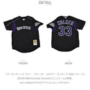 オーセンティック ラリー・ウォーカー コロラド・ロッキーズ 2003 ジャージ ABBF3118-CRO03LWLBLCK ゲームシャツ 1カラー