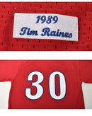 オーセンティック ティム・レインズ モントリオール・エクスポズ 1989 プルオーバー ジャージ ABPJ3056-MEX89TRASCAR ゲームシャツ 1カラー