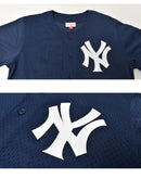 MLB AUTHENTIC MARIANO RIVERA NEW YORK YANKEES 1999 BUTTON FRONT JERSEY ABBF3110-NYY99MRINAVY ユニフォーム ネイビー 紺 ホワイト 白 1カラー