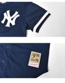 MLB AUTHENTIC MARIANO RIVERA NEW YORK YANKEES 1999 BUTTON FRONT JERSEY ABBF3110-NYY99MRINAVY ユニフォーム ネイビー 紺 ホワイト 白 1カラー