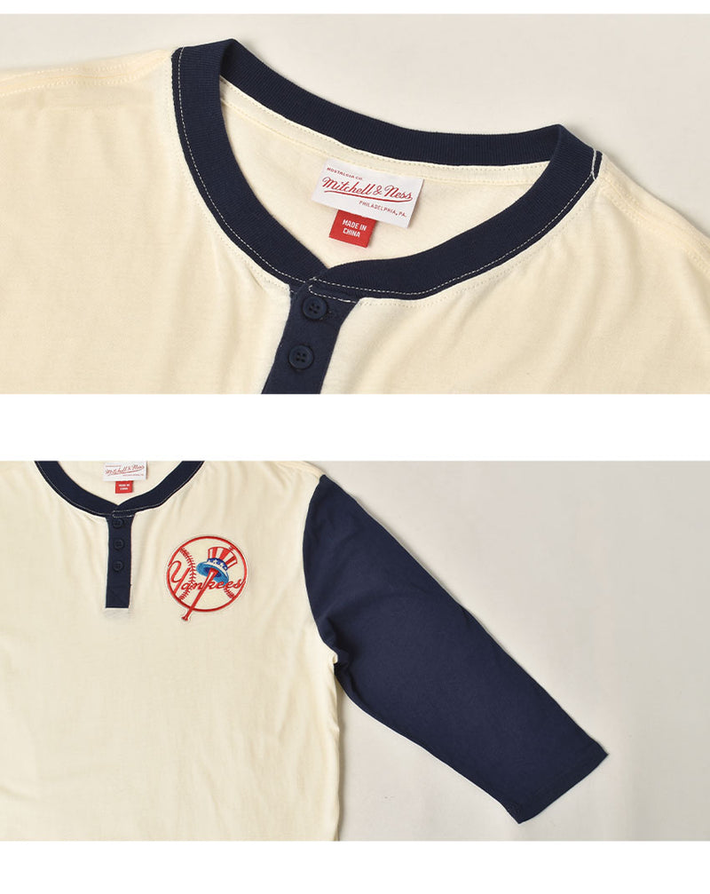 ニューヨーク・ヤンキース ヘンリーシャツ THNL3210-NYYYYPPPCREA シャツ 1カラー