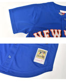 MLB AUTHENTIC MIKE PIAZZA NEW YORK METS 1999 BUTTON FRONT JERSEY ABBF3111-NYM99MPIROYA ユニフォーム ブルー 青 ホワイト 白 1カラー