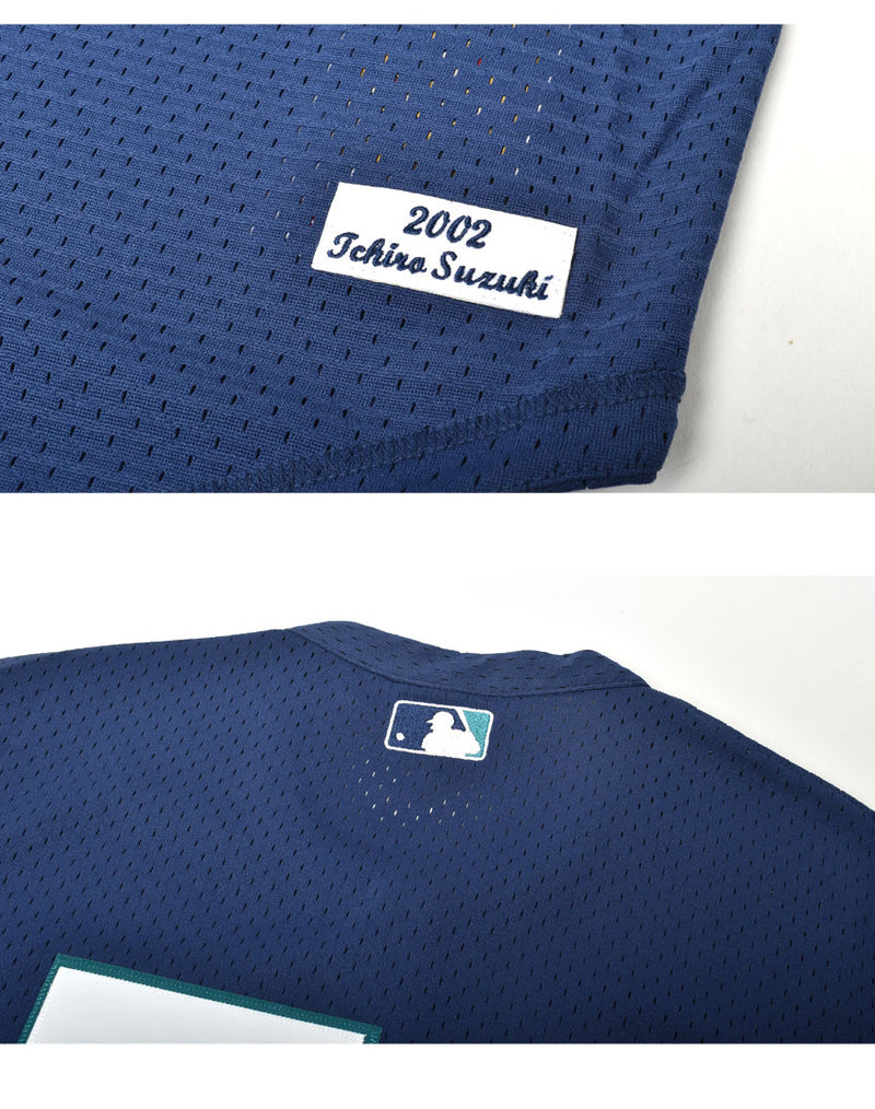 MLB AUTHENTIC ICHIRO SUZUKI SEATTLE MARINERS 2002 BP JERSEY ABPJ3360-SMA02ISUMABL ユニフォーム 1カラー