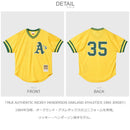 MLB AUTHENTIC RICKEY HENDERSON OAKLAND ATHLETICS 1984 JERSEY ABPJ3008-OAT84RHEYELL ユニフォーム グリーン イエロー 1カラー