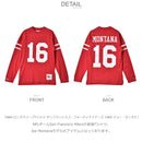 N＆N ロングスリーブTシャツ サンフランシスコ・フォーティナイナーズ 1989 ジョー・モンタナ TNNC3402-SF489JMOSCAR 長袖Tシャツ