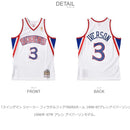 スイングマン ジャージー フィラデルフィア76ERS ホーム 1996-97 アレン アイバーソン SMJYGS18198-P76WHIT96AIV ユニフォーム ホワイト 白 ブルー 青 レッド 赤 1カラー