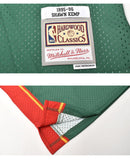 スウィングマンジャージー シアトル スーパーソニックス 1995-96 ショーン・ケンプ SMJYGS18209-SSUDKGN95SKE ユニフォーム グリーン 1カラー