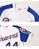 オーセンティック ジャージ アトランタ・ブレーブス ホーム 1974 ハンク・アーロン AJY1GS18260-ABRWHIT74HAA ユニフォーム 1カラー