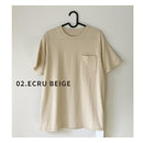 半袖ポケットTシャツ 0024 半袖Tシャツ ホワイト 白 ブラウン グリーン レッド 5カラー