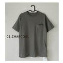 半袖ポケットTシャツ 0024 半袖Tシャツ ホワイト 白 ブラウン グリーン レッド 5カラー