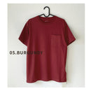 半袖ポケットTシャツ 0024 半袖Tシャツ ホワイト 白 ブラウン グリーン レッド 5カラー