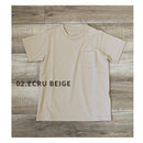 半袖ポケットTシャツ 0024K Tシャツ ホワイト 白 グリーン レッド ブラウン 5カラー