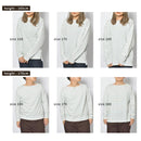 ボーダーカットソー 0027 カットソー ピンクベージュ カーキ ブルーグレー 青 レンガ 4カラー