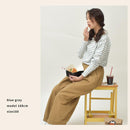 ボーダーカットソー 0027 カットソー ピンクベージュ カーキ ブルーグレー 青 レンガ 4カラー