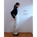 オーバーオール OIC-0037 ボトムス ホワイト 白 ベージュ 2カラー