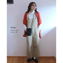 オーバーオール OIC-0037 ボトムス ホワイト 白 ベージュ 2カラー