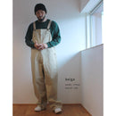 オーバーオール OIC-0037 ボトムス ホワイト 白 ベージュ 2カラー