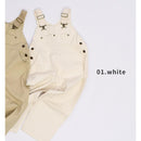 オーバーオール OIC-0037K ボトムス ホワイト 白 ベージュ 2カラー
