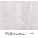 レーシーブラウス OIC-0045 長袖シャツ ホワイト 白 ブラック 黒 2カラー