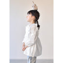 レーシーブラウス OIC-0045K 長袖シャツ 2カラー 当日出荷