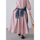 ギャザー切替ワンピース OIC-0046 シャツワンピース 3カラー