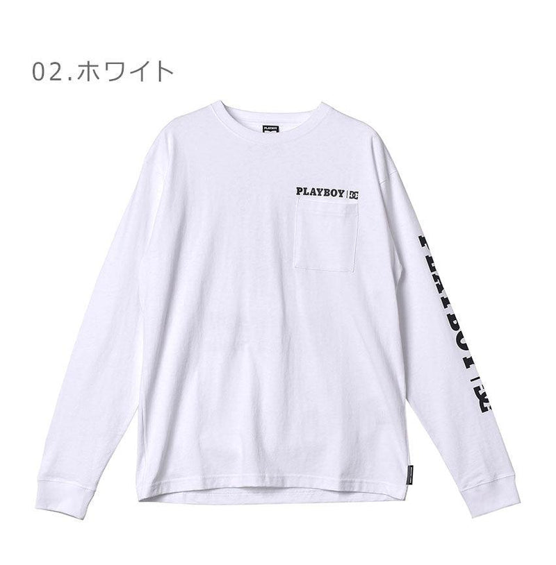 PB GRAPHIC LS DLT216010 長袖Tシャツ ブラック 黒 ホワイト 白 2カラー