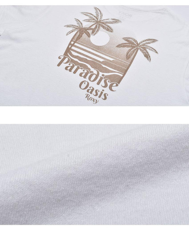 PARADISE OASIS S/S クロップドTシャツ RST221102 半袖Tシャツ ブラック 黒 ホワイト 白 ダイダイ レッド 4カラー