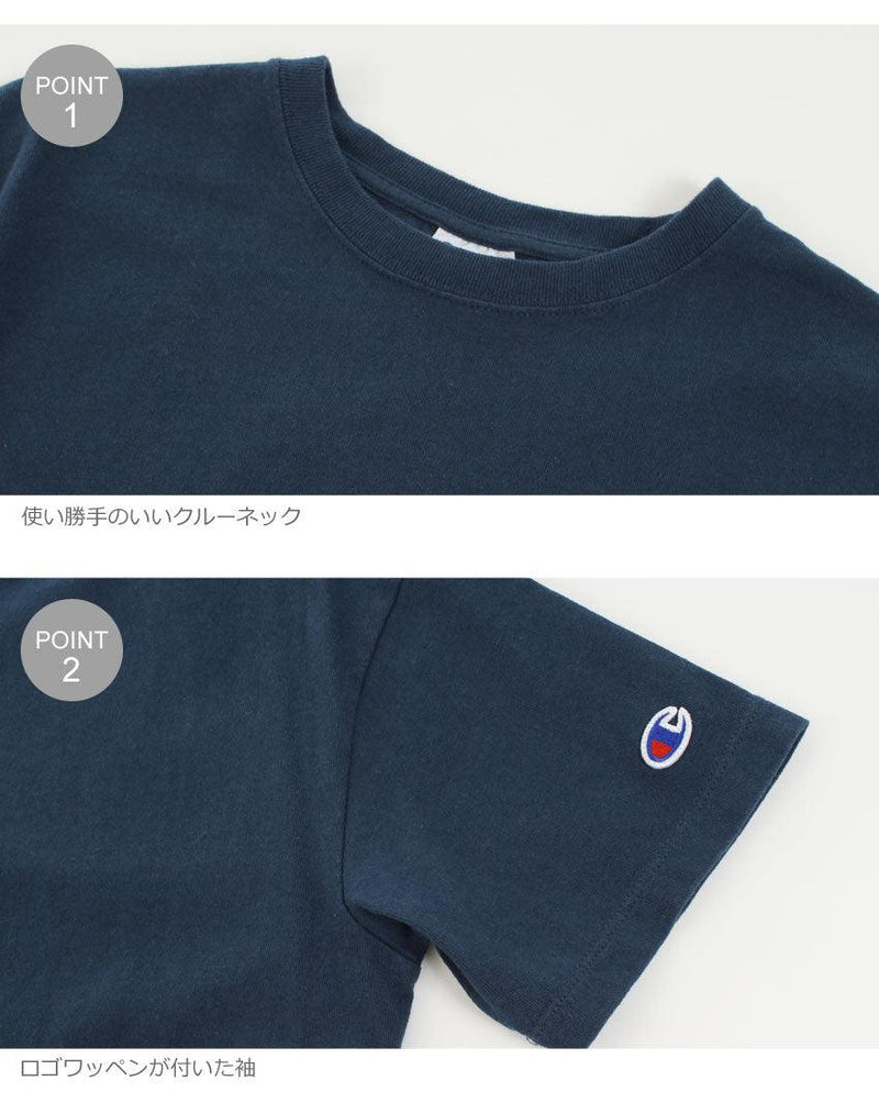 クルーネック Ｔシャツ CW-M322 半袖Tシャツ ホワイト 白 ブラック 黒 6カラー