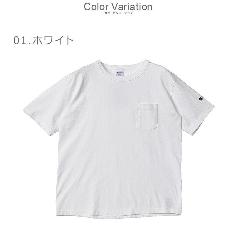 T1011 ショートスリーブポケットTシャツ C5-B303 半袖Tシャツ ブラック 黒 ホワイト 白 グレー ネイビー 紺 4カラー