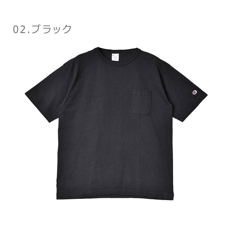 T1011 ショートスリーブポケットTシャツ C5-B303 半袖Tシャツ ブラック 黒 ホワイト 白 グレー ネイビー 紺 4カラー