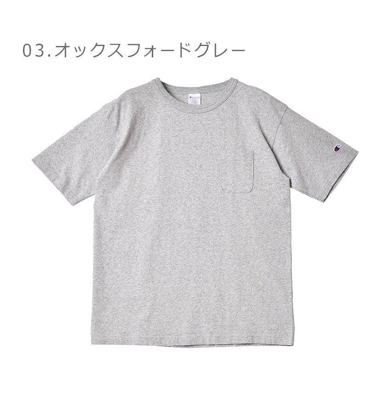 T1011 ショートスリーブポケットTシャツ C5-B303 半袖Tシャツ ブラック 黒 ホワイト 白 グレー ネイビー 紺 4カラー