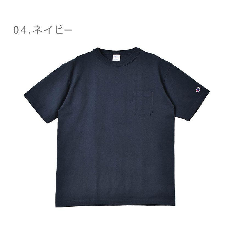 T1011 ショートスリーブポケットTシャツ C5-B303 半袖Tシャツ ブラック 黒 ホワイト 白 グレー ネイビー 紺 4カラー