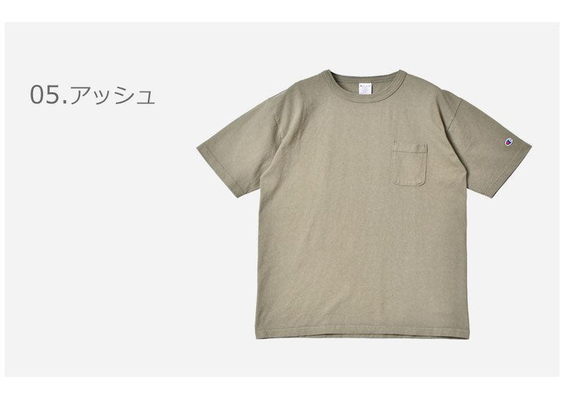 T1011 ポケットTシャツ C5-V305 半袖Tシャツ オレンジ パープル 5カラー