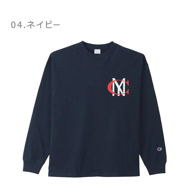 ロングスリーブTシャツ C3-W416 長袖Tシャツ ホワイト 白 グレー ブラック 黒 ネイビー 紺 4カラー