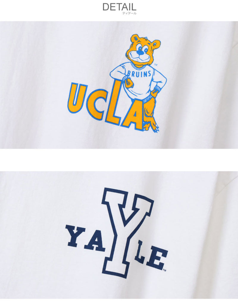 ショートスリーブTシャツ UCLA C5-X301 C5-X302 半袖Tシャツ 4カラー