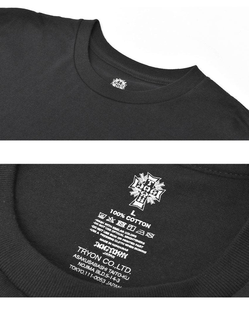 サンバーストショートスリーブTシャツ DT0101011A 半袖Tシャツ ブラック 黒 ホワイト 白 4カラー