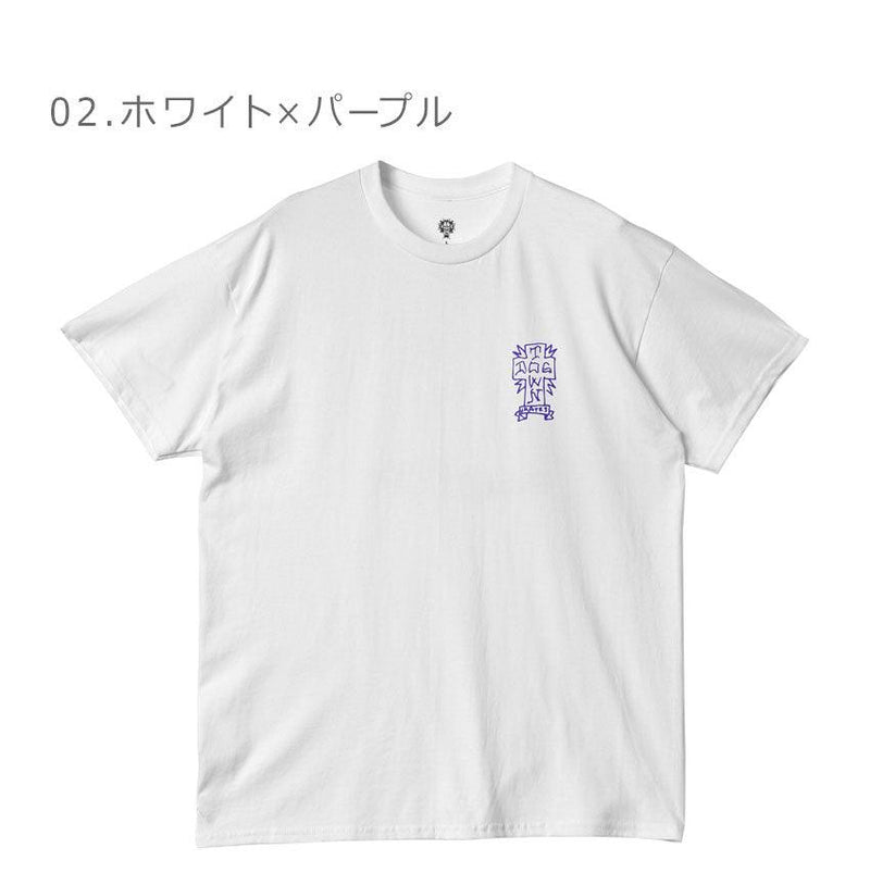 GONZ S/S TEE DT0101007 半袖Tシャツ ブラック 黒 ホワイト 白 4カラー