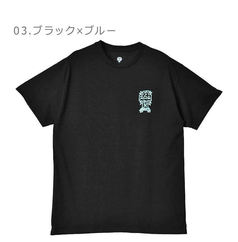 GONZ S/S TEE DT0101007 半袖Tシャツ ブラック 黒 ホワイト 白 4カラー