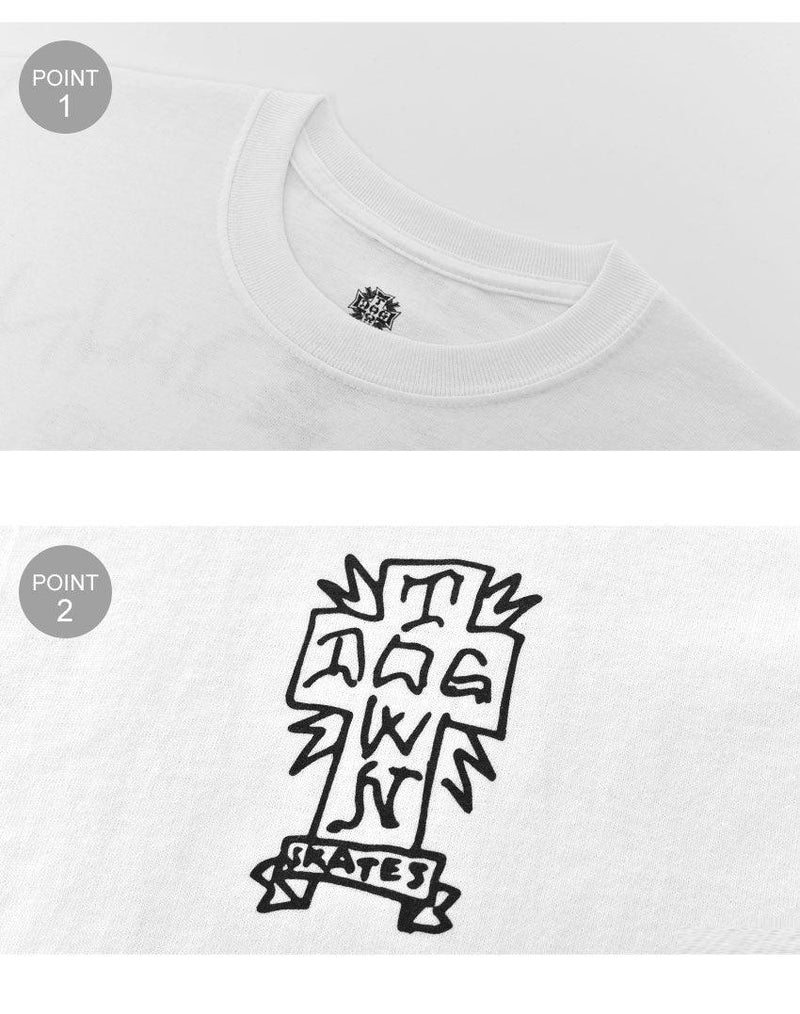 GONZ S/S TEE DT0101007 半袖Tシャツ ブラック 黒 ホワイト 白 4カラー