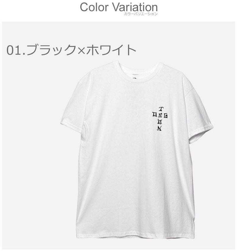 RAT FACE S/S TEE DT0101031 半袖Tシャツ ブラック 黒 ホワイト 白 2カラー