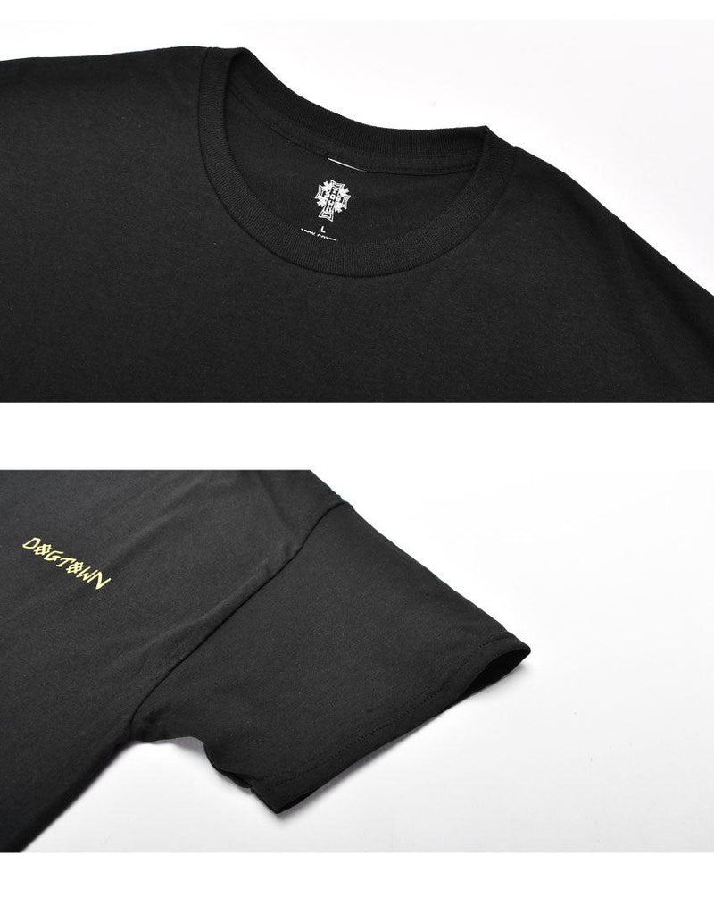 SCRATCH CROSS S/S TEE DT0101032 半袖Tシャツ ブラック 黒 ホワイト 白 4カラー