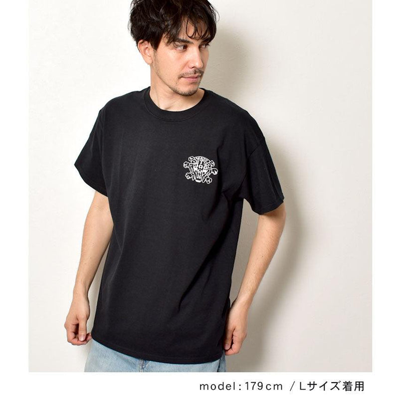 SKATE TO LIVE S/S TEE DT0101010 半袖Tシャツ ブラック 黒 1カラー