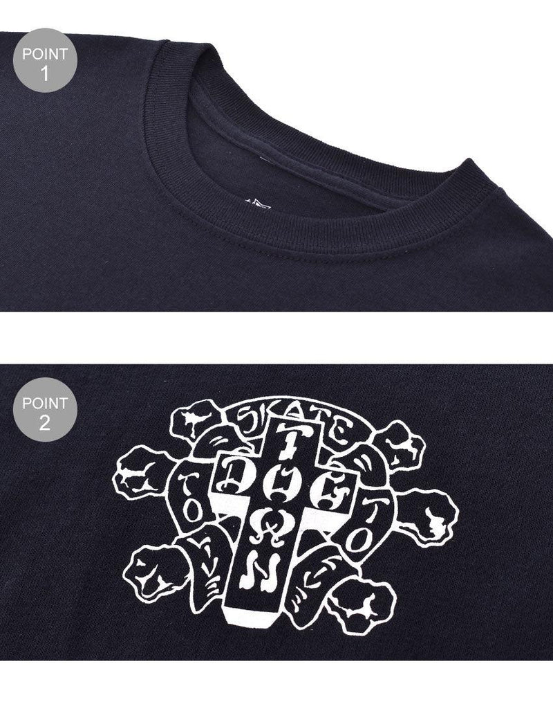 SKATE TO LIVE S/S TEE DT0101010 半袖Tシャツ ブラック 黒 1カラー