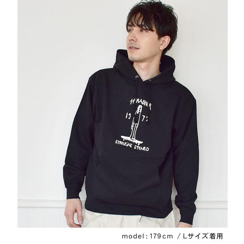 GONZ STROLEING HOODIE TH95166VPL パーカー ブラック 黒 ピンク 2カラー