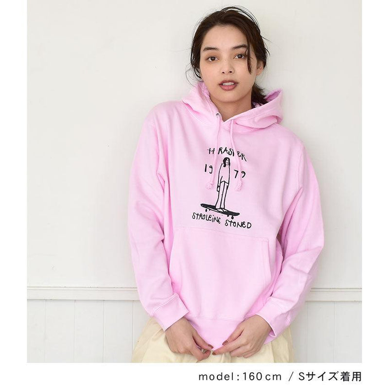 GONZ STROLEING HOODIE TH95166VPL パーカー ブラック 黒 ピンク 2カラー