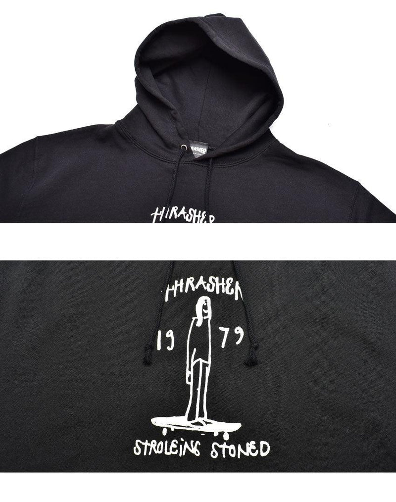 GONZ STROLEING HOODIE TH95166VPL パーカー ブラック 黒 ピンク 2カラー