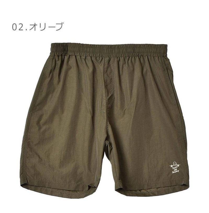 GONZ SK8DESTROY BUGGY SHORTS TH6064 ハーフパンツ ブラック 黒 カーキ 2カラー