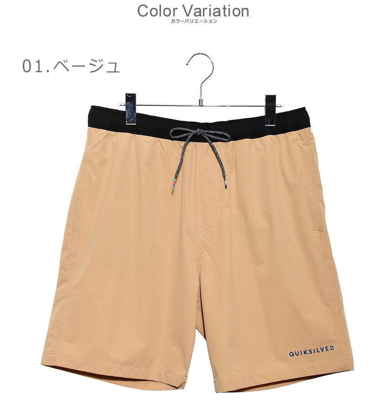 UTILITY POCKET SHORTS QWS212018 パンツ ブラック 黒 ベージュ カーキ 3カラー